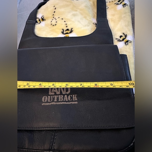 Land Outback Leather Crossbody - Black - Picture 11 of 14